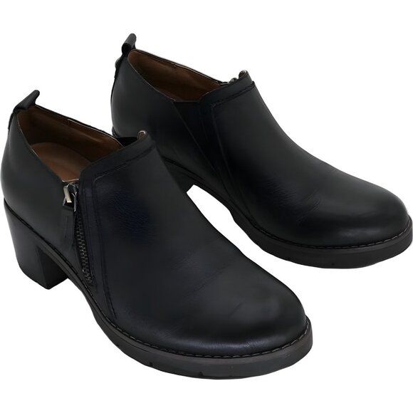 Easy Spirit Eflex Cosa Black Block Heel Slip-On Booties Women's US 8M - Picture 4 of 6